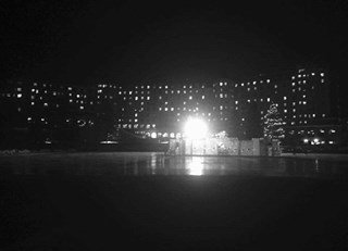 winter night @ Fairmont Chateau Lake Louise