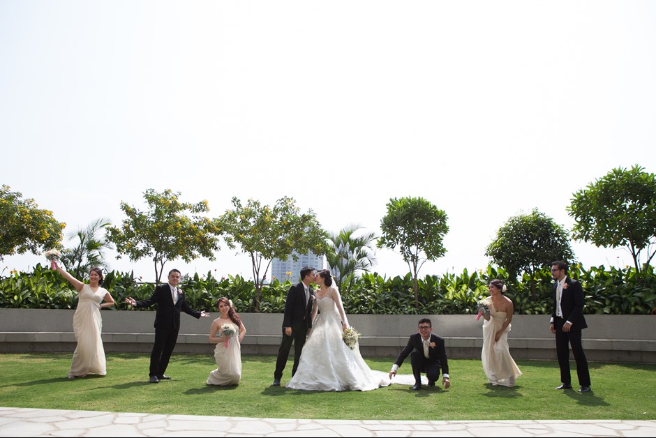 The bridal party