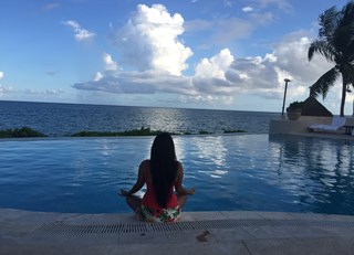 Early Evening Peaceful Yoga Moment