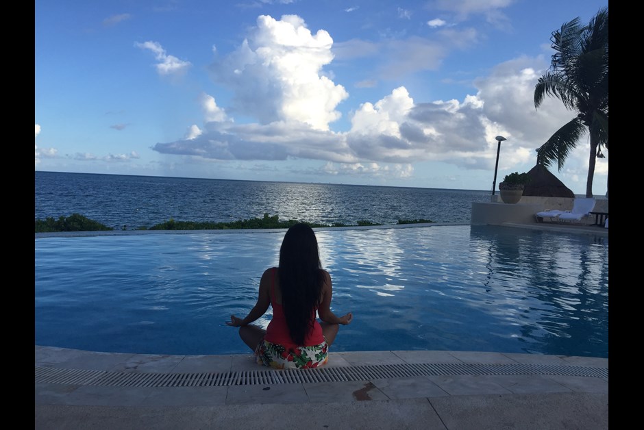 Early Evening Peaceful Yoga Moment