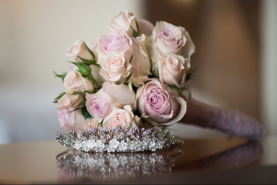 A beautiful display of flowers