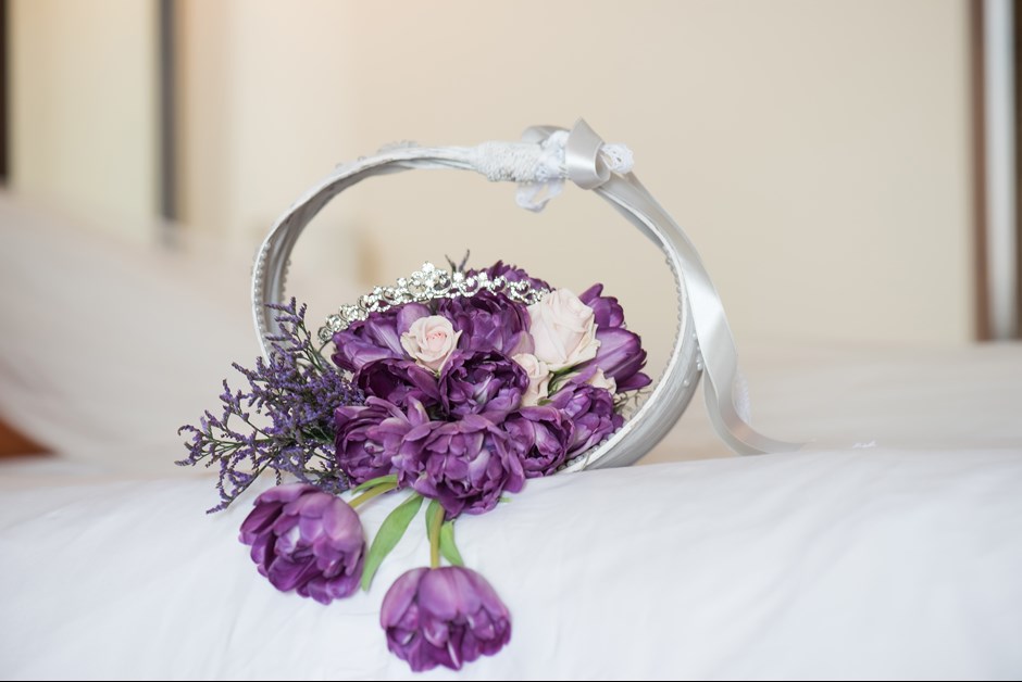 Gorgeous flowers for the ceremony