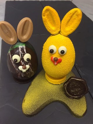Chocolate Easter Bunnies - Whistler Style