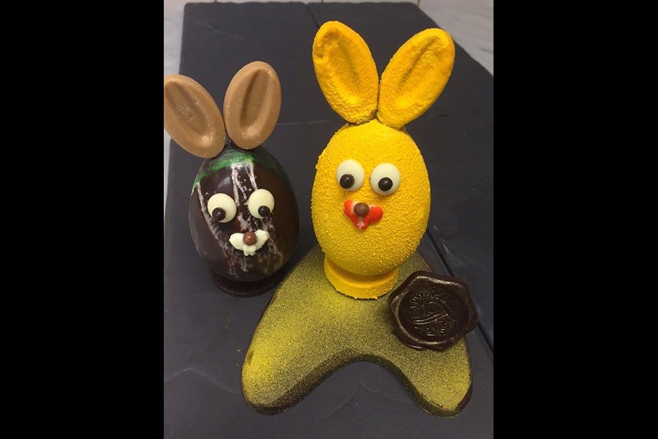 Chocolate Easter Bunnies - Whistler Style