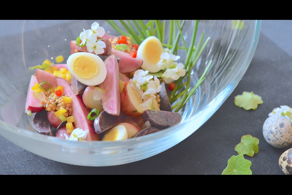 Rainbow Potato Salad