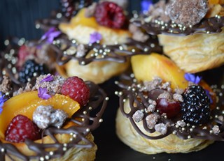 Fruit and Chocolate Nests