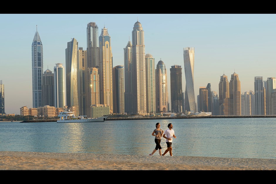 Even running on our beach is spectacular