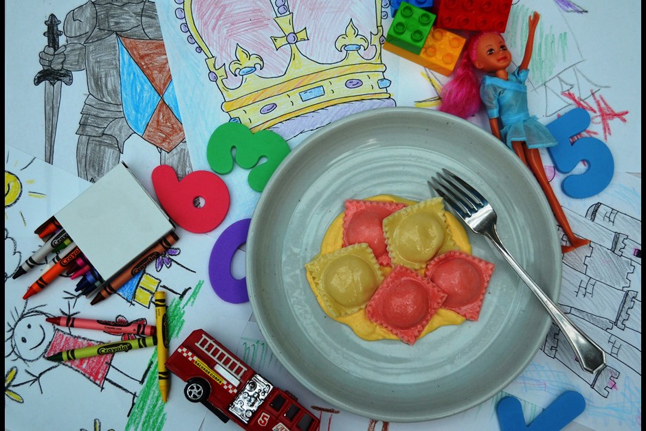 Three Cheese Ravioli with Invisible Vegetables