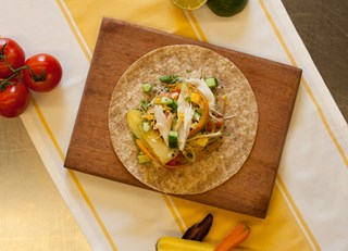 Whole Wheat Turkey &amp; Avocado Tacos