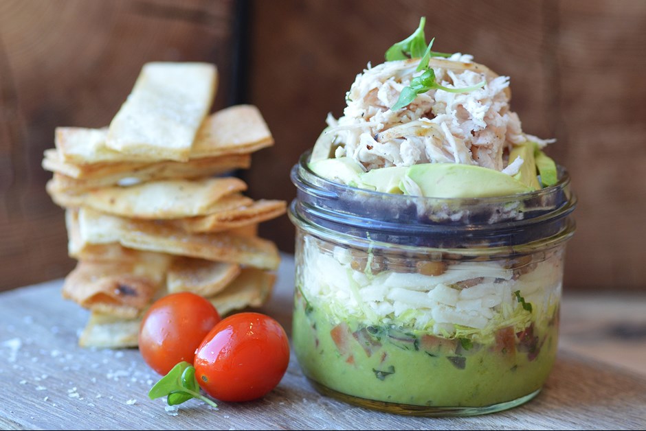 Chopped Taco Mason Jar Salad