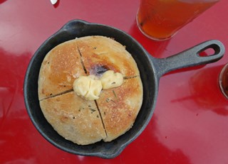 Honey Butter &amp; Rosemary Hearth Bread 