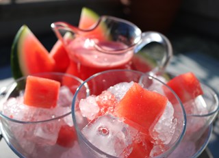 Vodka Spiked Watermelon Juice