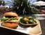 Grilled Bermuda Wahoo Sandwich and Garden Kale Salad with Rum Swizzle Vinaigrette 