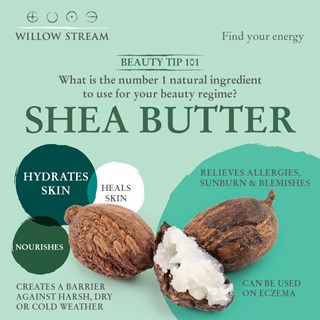 Willow Stream Spa Beauty Tip 101 - Shea Butter