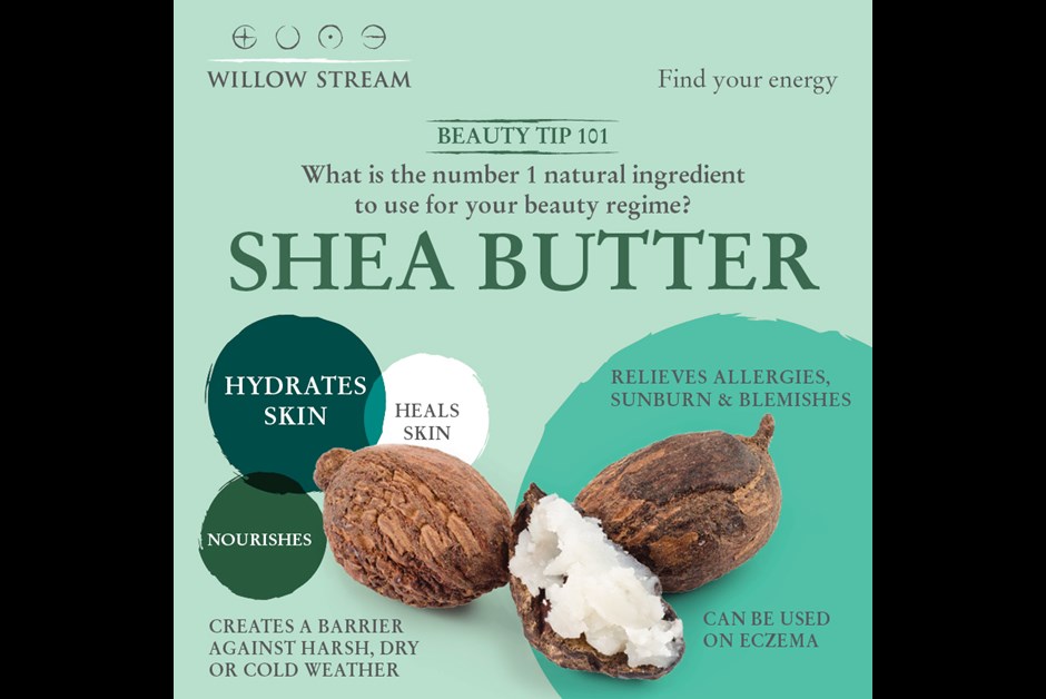 Willow Stream Spa Beauty Tip 101 - Shea Butter