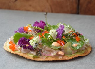 Tuna Poke Pizza