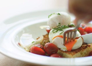 Bite Me: Poached Eggs Breakfast Bruschetta