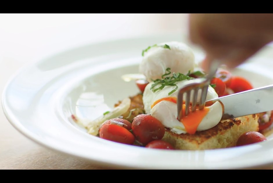 Bite Me: Poached Eggs Breakfast Bruschetta