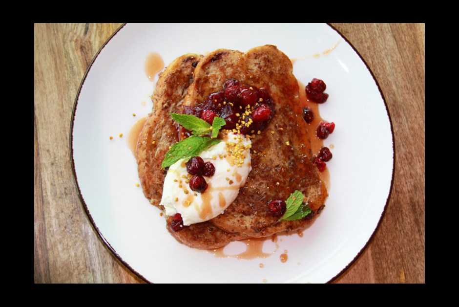 Sourdough Cranberry French Toast