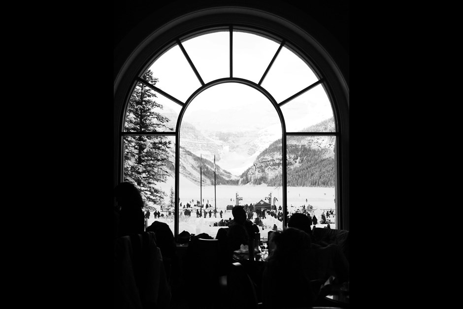 Tea time after our Johnston Canyon hike