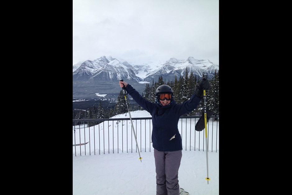 Skiing Lake Louise