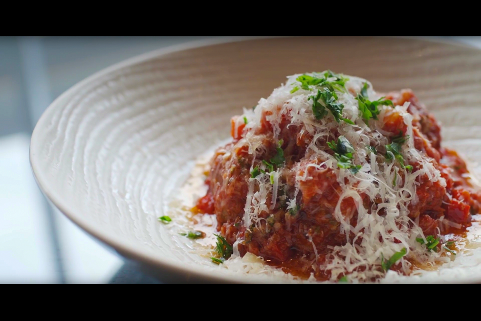 BITE ME: SUPER BOWL SUNDAY BEEF & BACON MEATBALLS