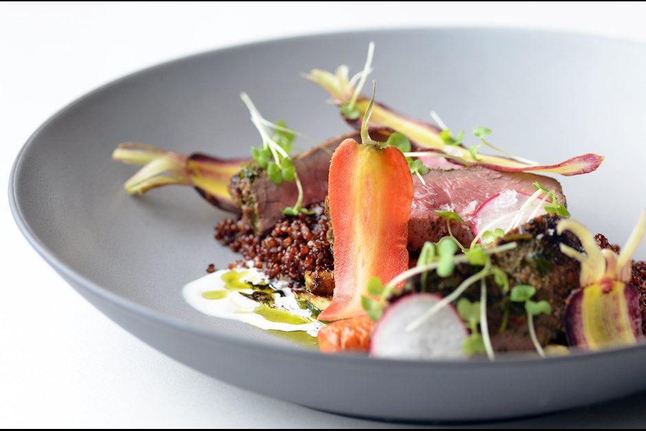 LAMB SIRLOIN WITH RED WINE CHIMICHURRI
