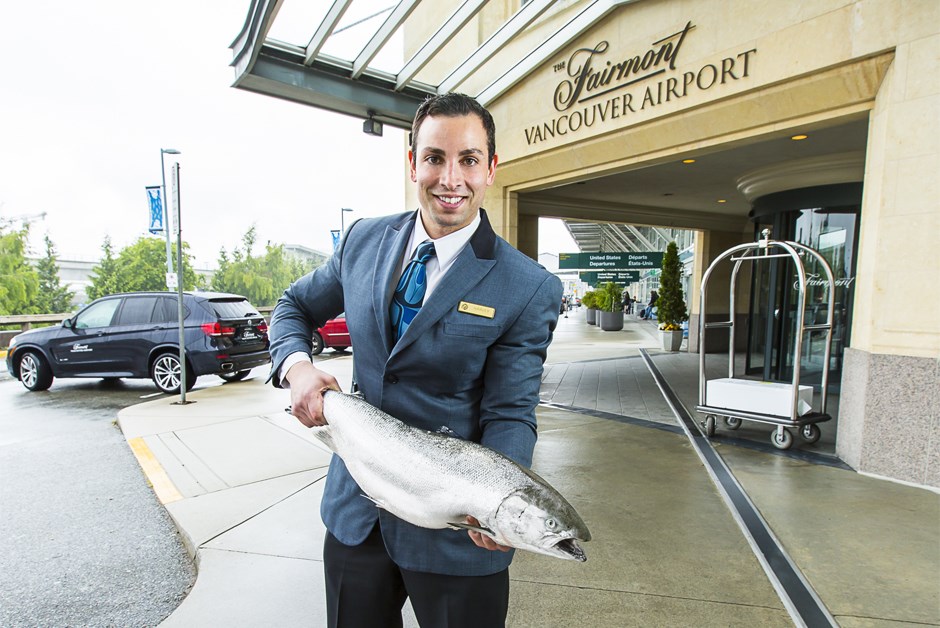 Meet the Fish Valet at Fairmont Vancouver Airport