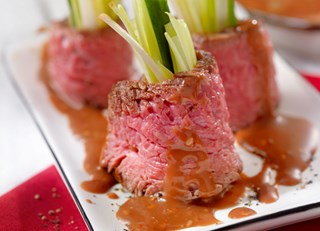 Beef Tri-tip ‘Sushi’ with Szechwan-style Sauce