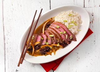 Oven Roasted Orange Beef Tri-Tip with Shanghainese Sauce