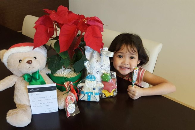 Lovely Hampers for Kinan from Lobby Ambassador