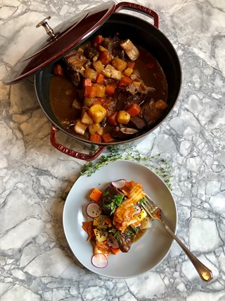 Kimchi and Beef Short Rib Stew