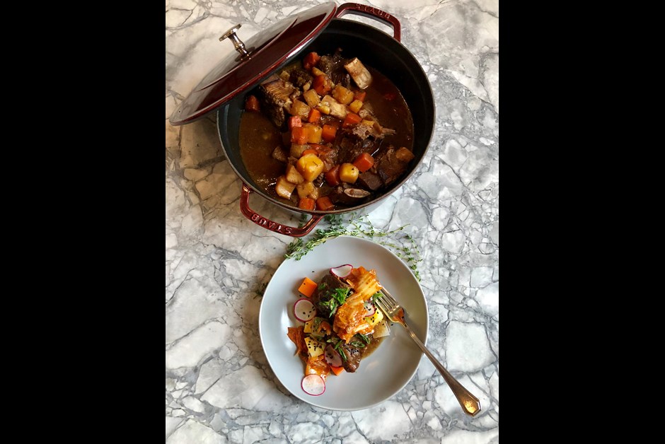 Kimchi and Beef Short Rib Stew
