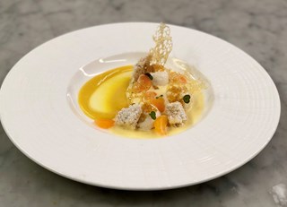 USA TODAY includes Chef David Blom&#39;s Oeufs a la Neige dessert in their Winter Sweets Round-Up