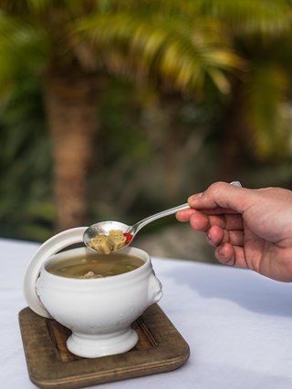Waterlot Inn's "Monty the Turtle" Chicken Noodle Soup