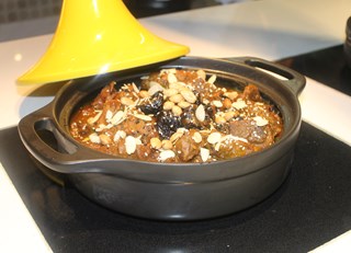 Moroccan Lamb Tagine with Caramelized Prunes