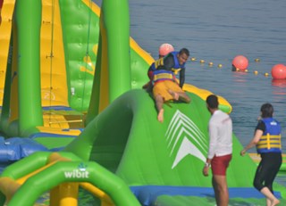 Aqua Bounce is Fujairah&#39;s first ever waterpark