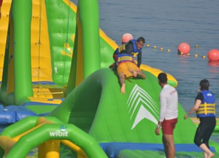 Aqua Bounce is Fujairah's first ever waterpark