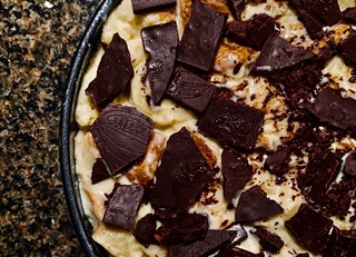 Banana & Chocolate Bread Pudding